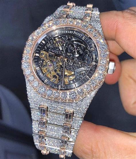 ice out uhr fake audemars piguet|audemars iced out piguet.